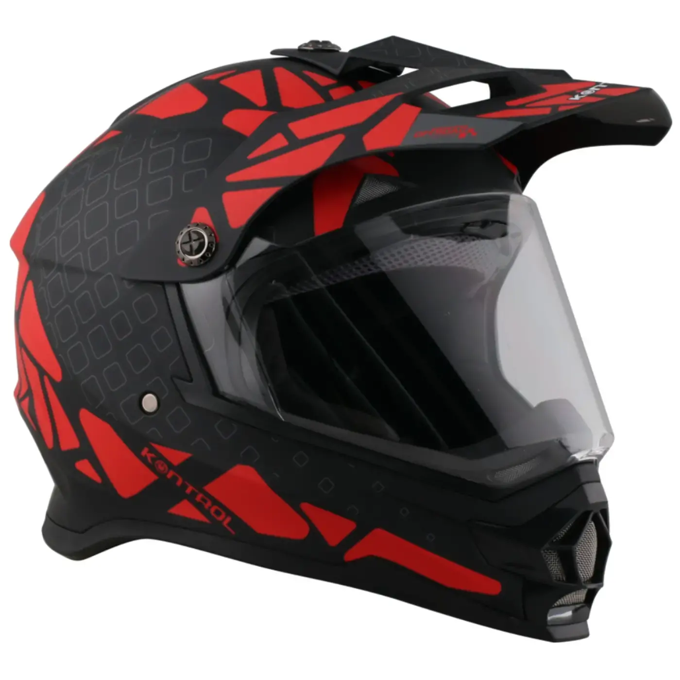 Casco Kontrol 819-6 Blaxo Rojo