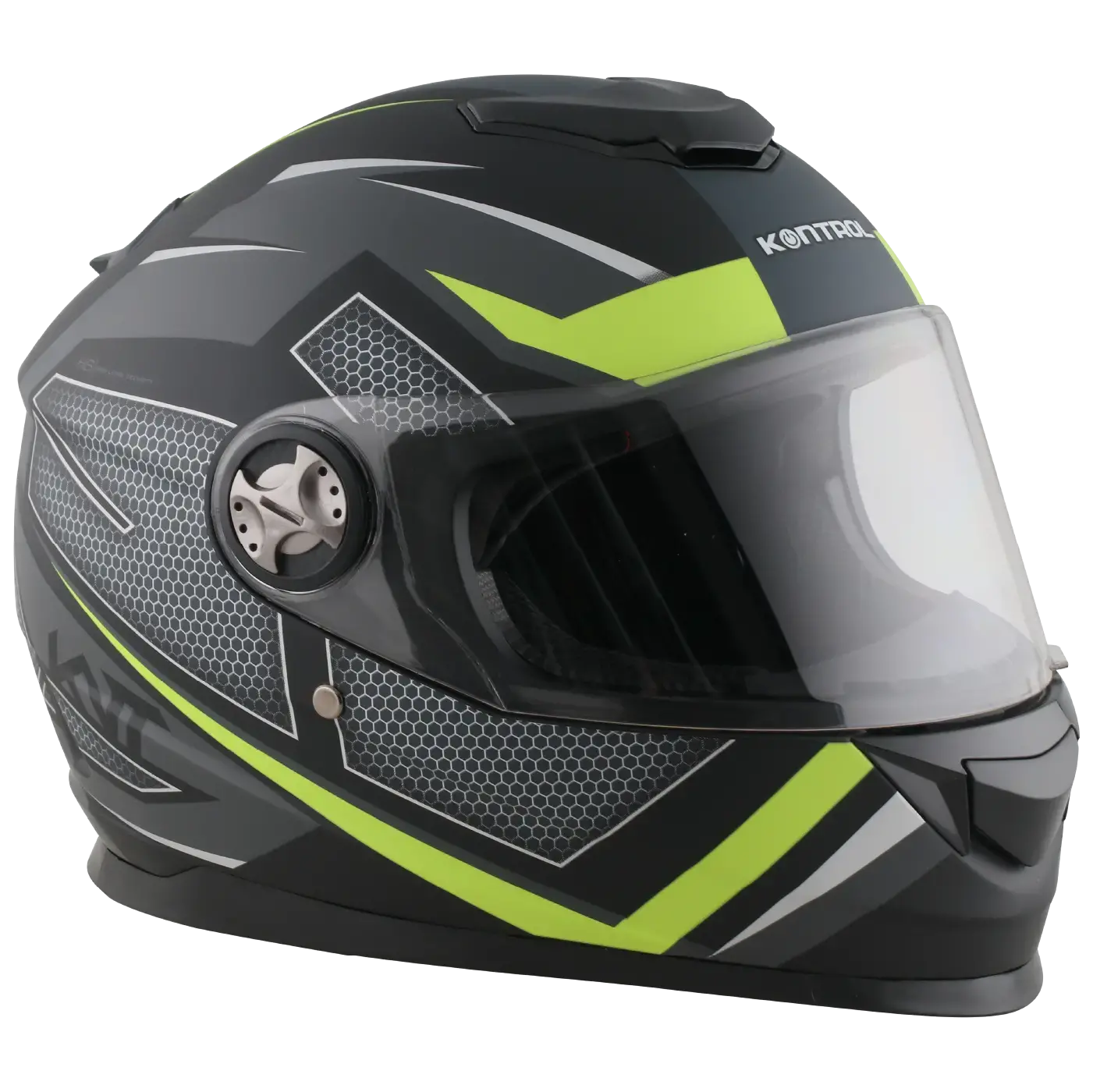 Casco Kontrol M65 Token Negro y Amarillo