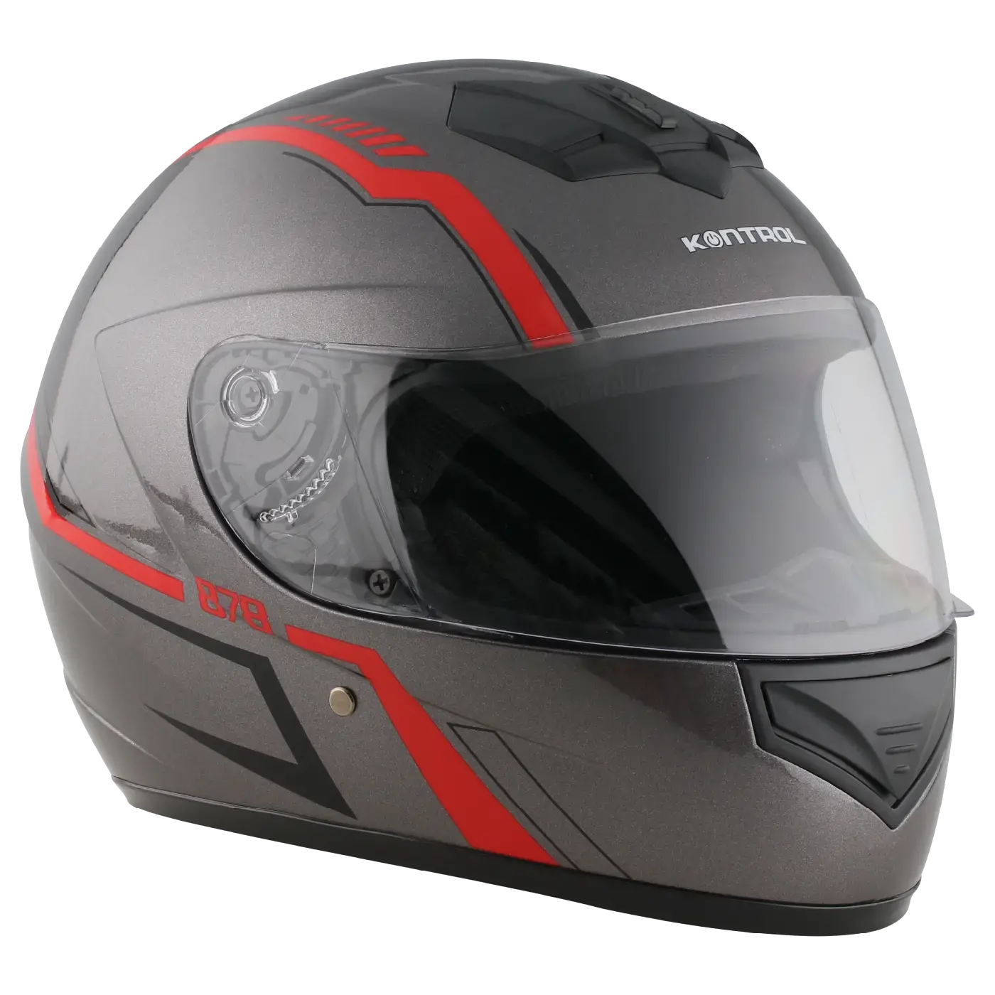 Casco 878 Camb Gris Rojo