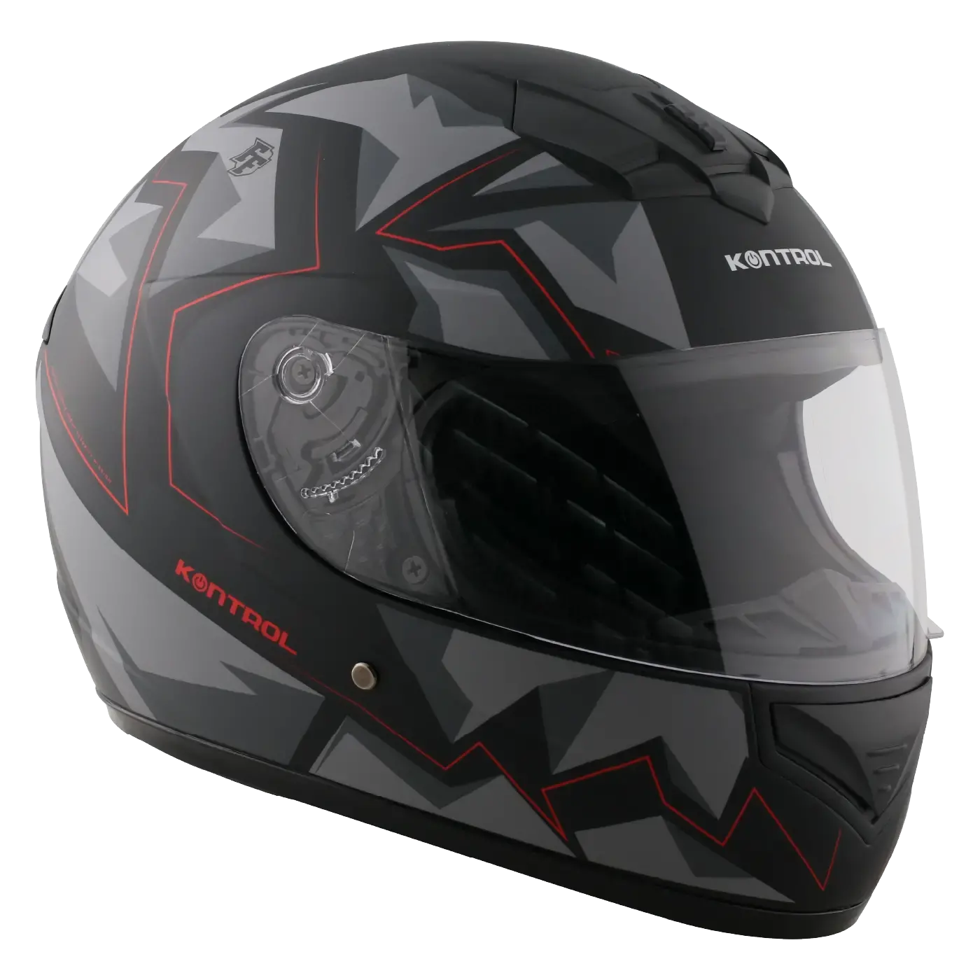 Casco Kontrol 878 Split Rojo