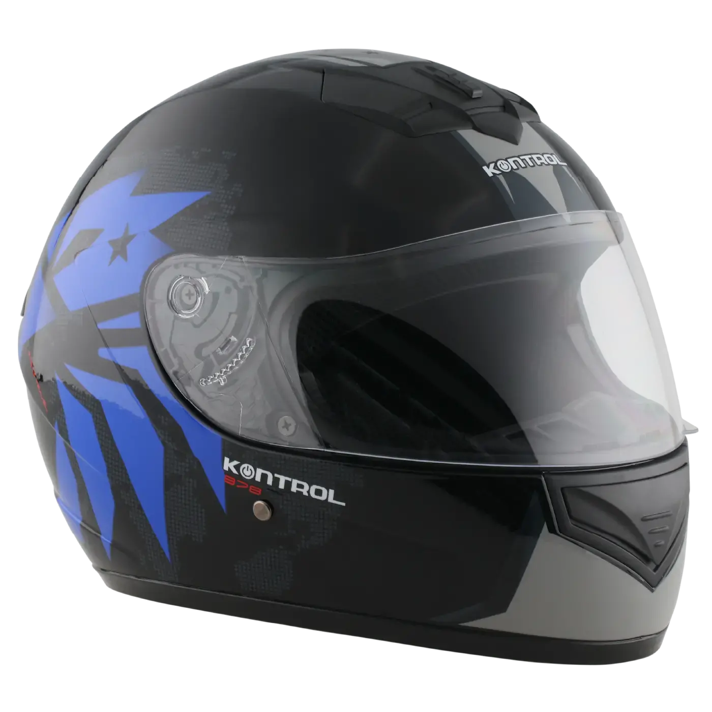 Casco Kontrol 878 EagleTravel Negro Azul