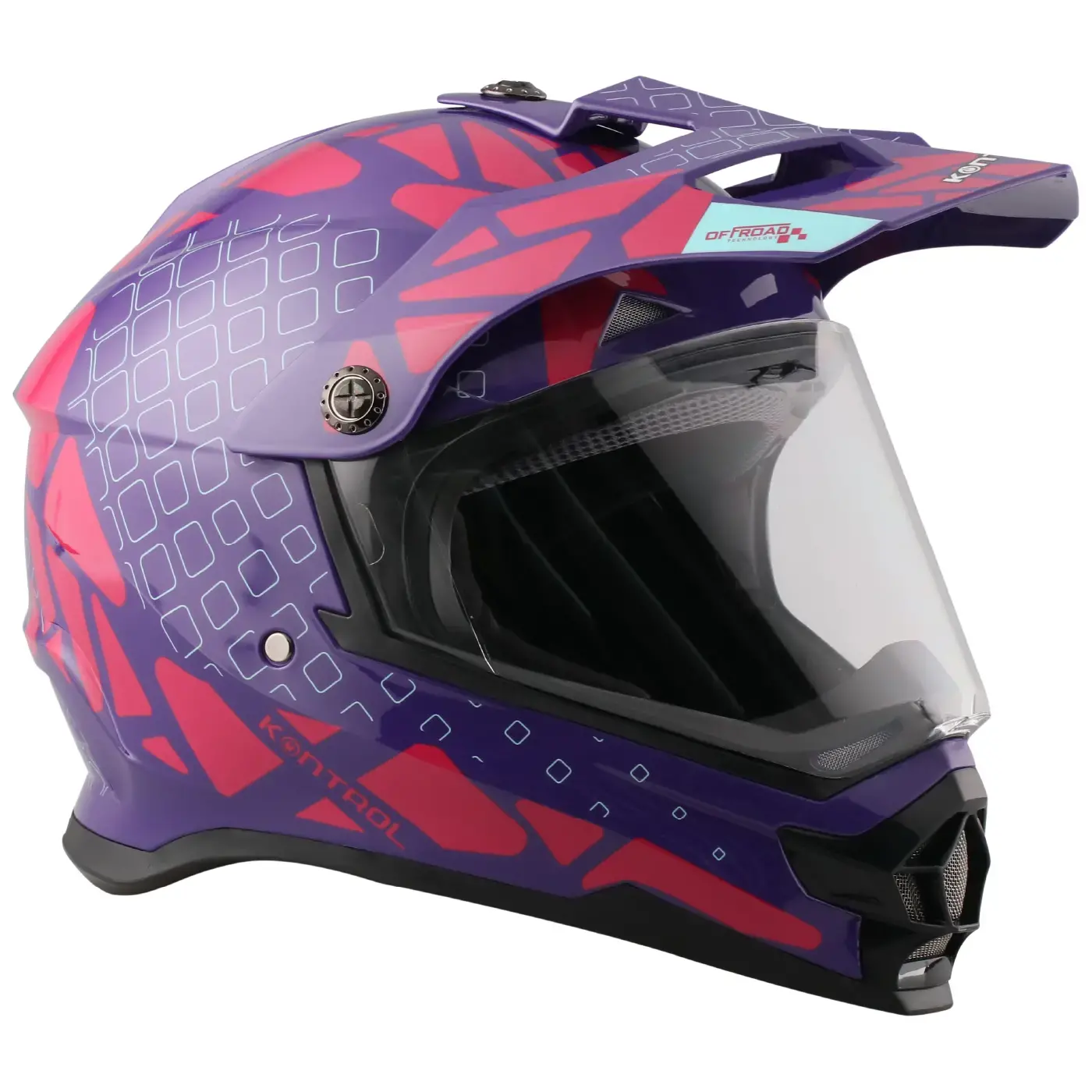 Casco Kontrol 819-6  Blaxo Rosa