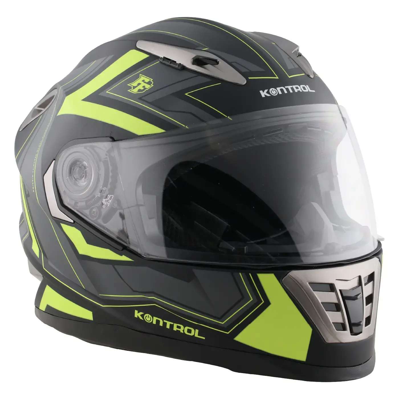 Casco Kontrol 999 Traz Amarillo